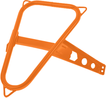 Pro Armor Spare Tire Mount Orange POL - P141U300OR-446 Polaris RZR 2014-2021