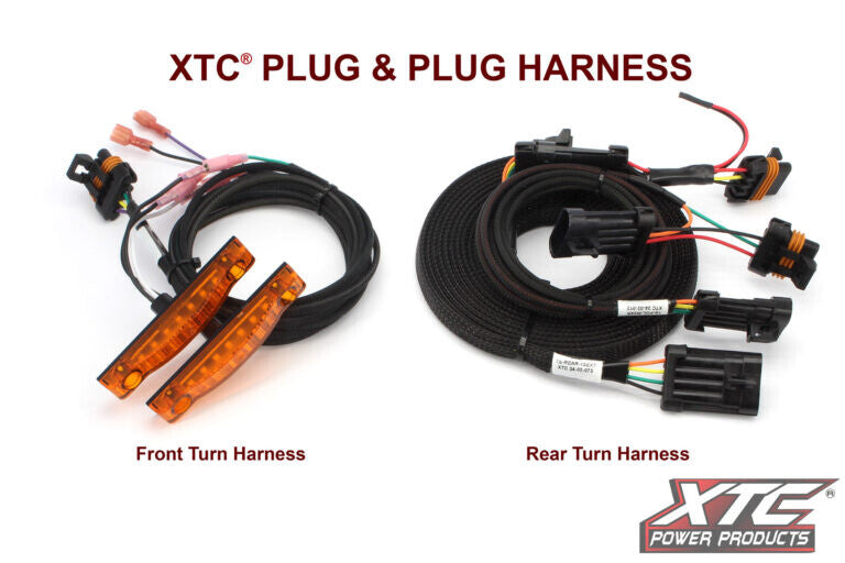 Xtc Power Products Auto Turn Signal Kit With Billet Lever AND Front DRL Lights POL - ATS-L-POL-M24R-DRL Polaris Ranger 2024-2026