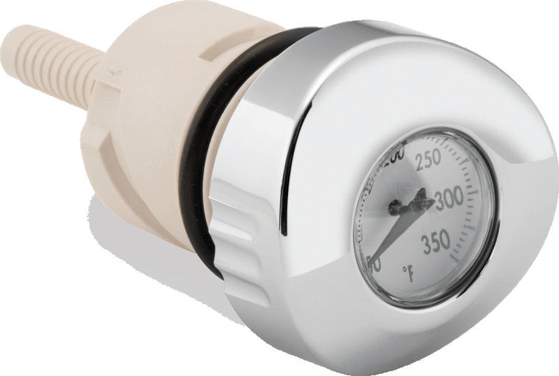 Bikers Choice 488793 04-Up Sportster White Face Oil Temperature Gauge Dipstick - Photo - Primary