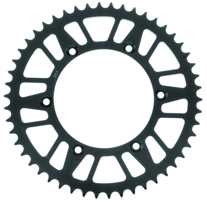 BikeMaster 965121 Yamaha Rear Steel Sprocket 520 48T - Black - User 3