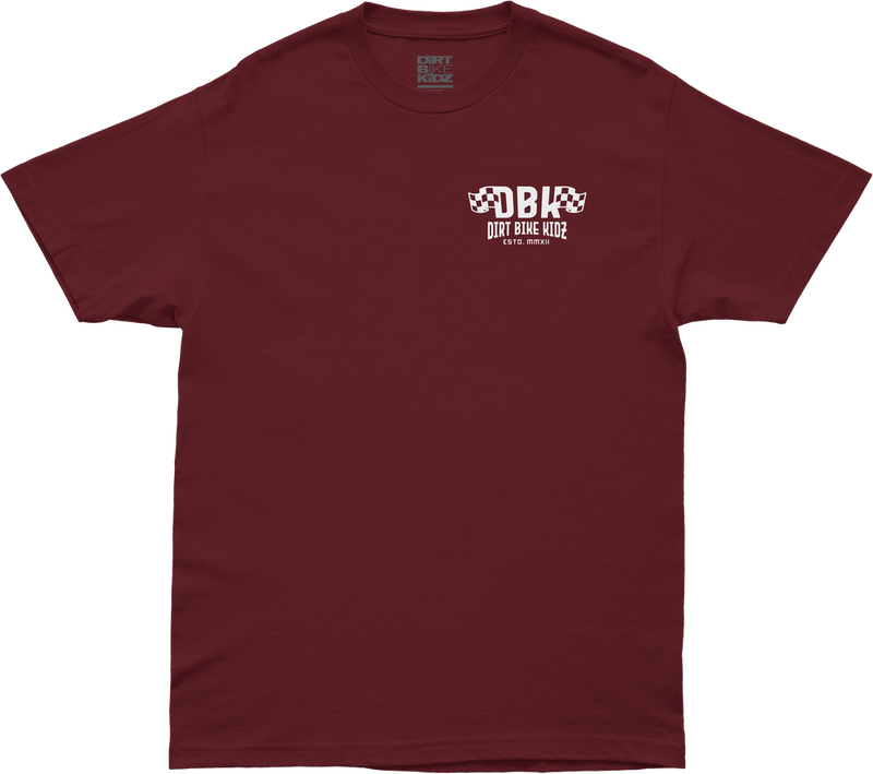 Dbk 325-00046S AT-TILTHEEND-BURG-S TILL THE END TEE BURGUNDY SM