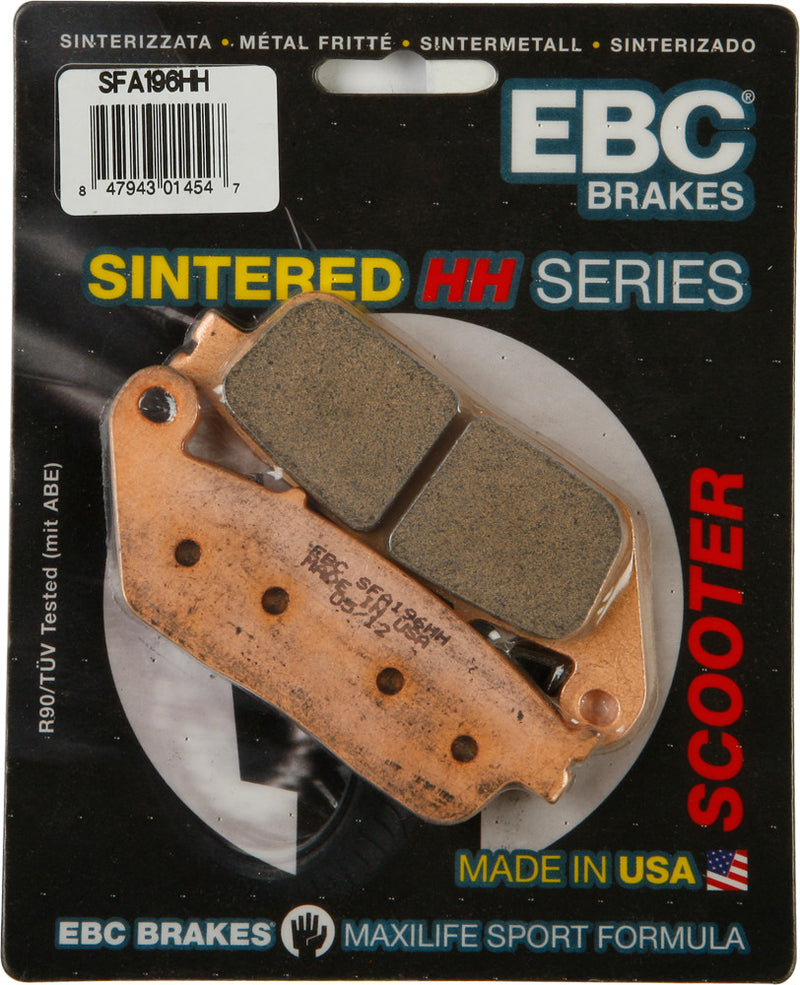 Ebc 153-196H SFA196HH BRAKE PADS SFA196HH DOUBLE-H SINTERED