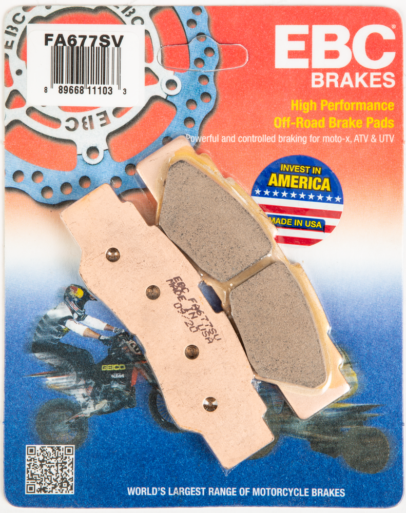 EBC Brake Pads Severe Duty SV Series - FA677SV Yamaha 1000R 2016