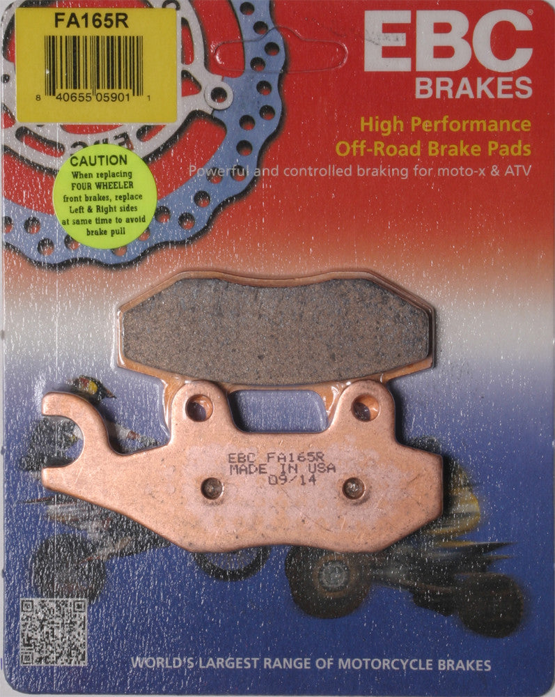 EBC Brake Pads - FA165R For Bennche Bighorn / Spire / Cowboy 2013-2016 | Can-Am Commander / Ryker 2011-2015 | Suzuki ATVs 1998-2002