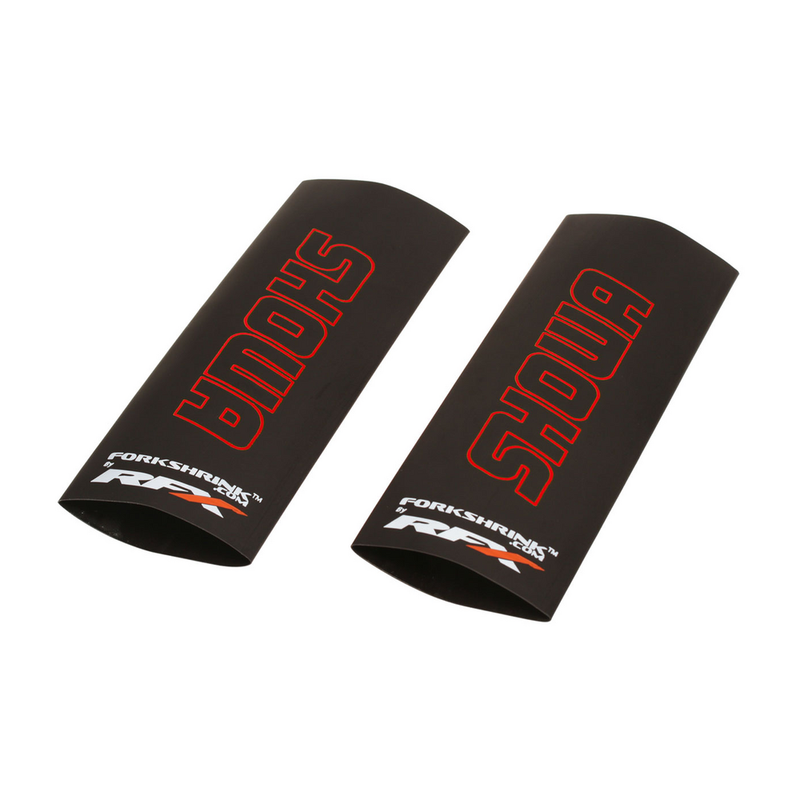 Rfx 739-0457 FXFG 10000 55RD UPPER FORK GUARD RED SHOWA