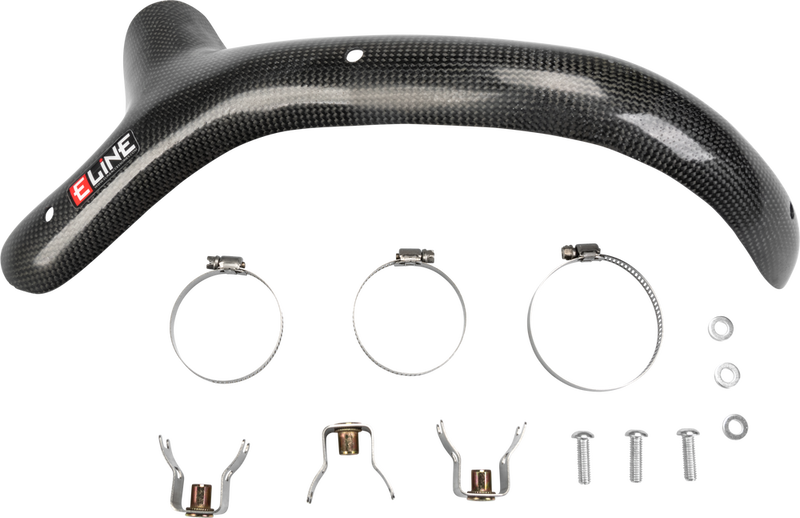 E-Line Accessories Carbon Fiber Heat Shields HUS - MHS50020 For Husqvarna FE 501 / FE501S 2020-2023 | KTM EXC-F 500 / XCF 500 2020-2023