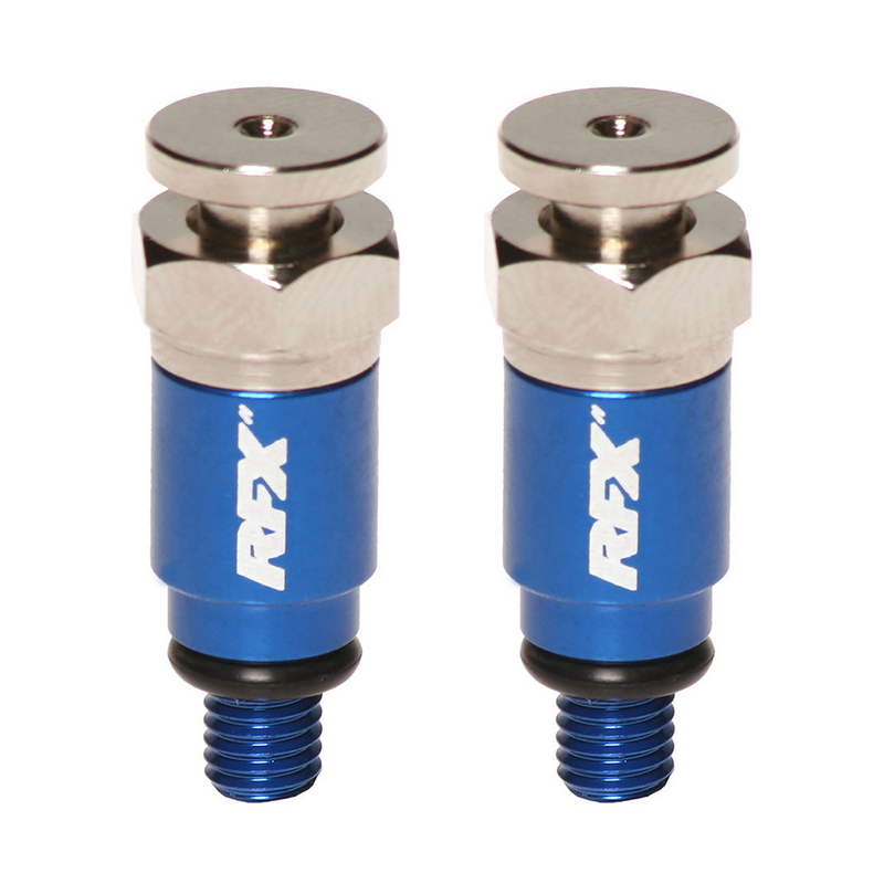 Rfx 739-0421 FXFB 101M5 99BU FORK AIR BLEEDERS BLUE KYB/SHOWA