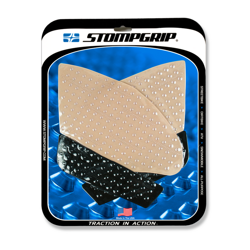 Stompgrip Tank PAD Kit Volcano Clear Black - 55-10-0143H Suzuki 1000 / 1000R 2017-2023