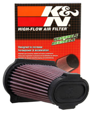 K & N YA-6601 K&N 01-05 Yamaha YFM660R Raptor Replacement Air Filter - Photo - Primary