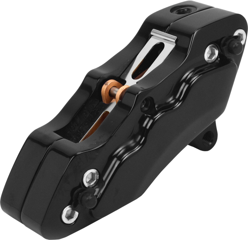 Hawg Halters Inc 750-04069 LHSAB6013 6 PIST DIFF FRONT CALIPER L/H BLACK 00-UP W/ 13" ROTOR