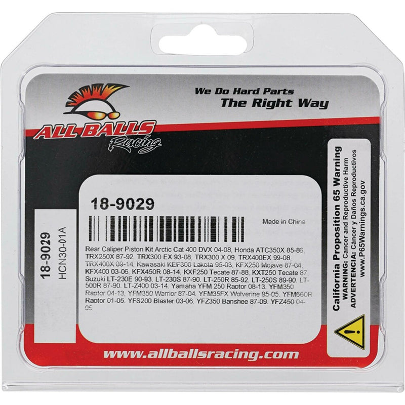 All Balls Brake Caliper Piston Kit - 18-9029 Arctic Cat 400 4x2 / 400 2004-2008
