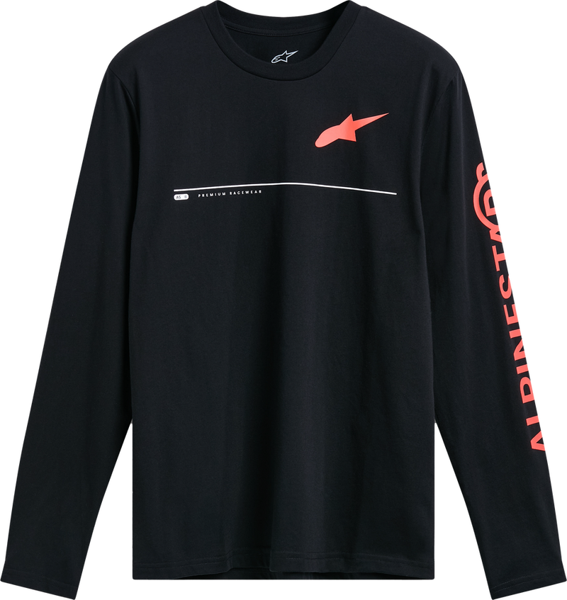 Alpinestars 482-76331M 1215-71200-10-M COMMITTED LS CSF TEE BLACK MD