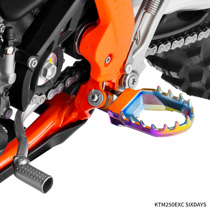 Zeta MAX Footpegs KTM HUS Oiled - ZE93-2645 KTM Dirt Bikes 2017-2023