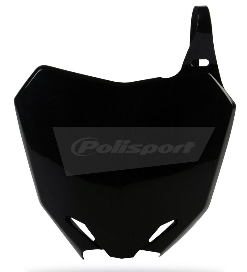 Polisport Front Number Plate Black - 8659300003 Suzuki RMZ 450 / RMZ 250 2008-2018