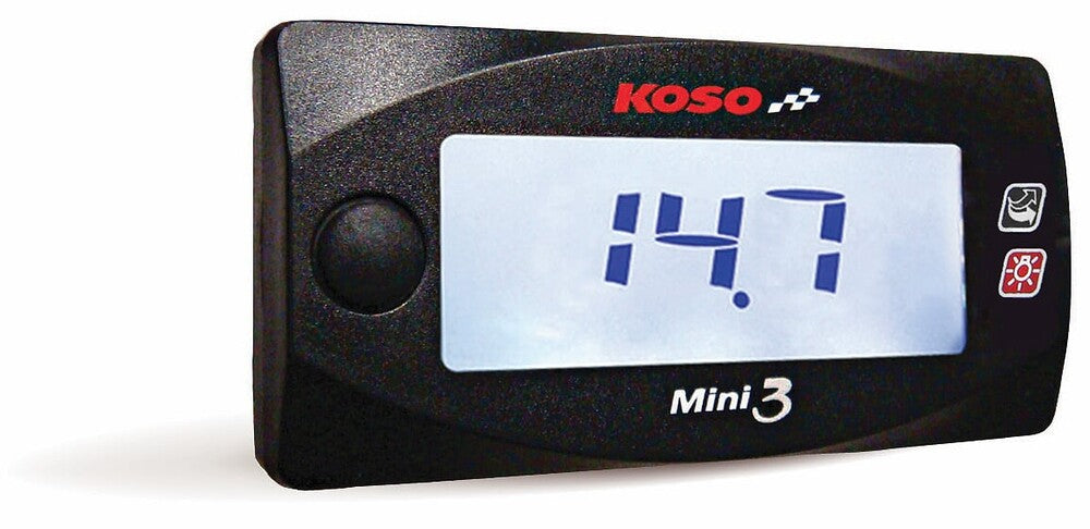 Koso North America 27-5785 BA003214 HONDA GROM MINI 3 AIR/FUEL RATIO GAUGE
