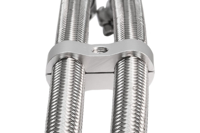 Jagg Hose Separator 3/8" Silver Anodized - 22-JHS06-SI