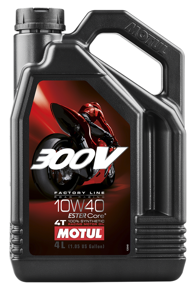 Motul 82-2042 104121 300V COMPETITION SYNTHETIC OIL 4T 10W40 4-1L