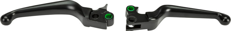 Harddrive Smooth Lever SET Black BT - 053120 For Harley Motorcycles 1996-2006
