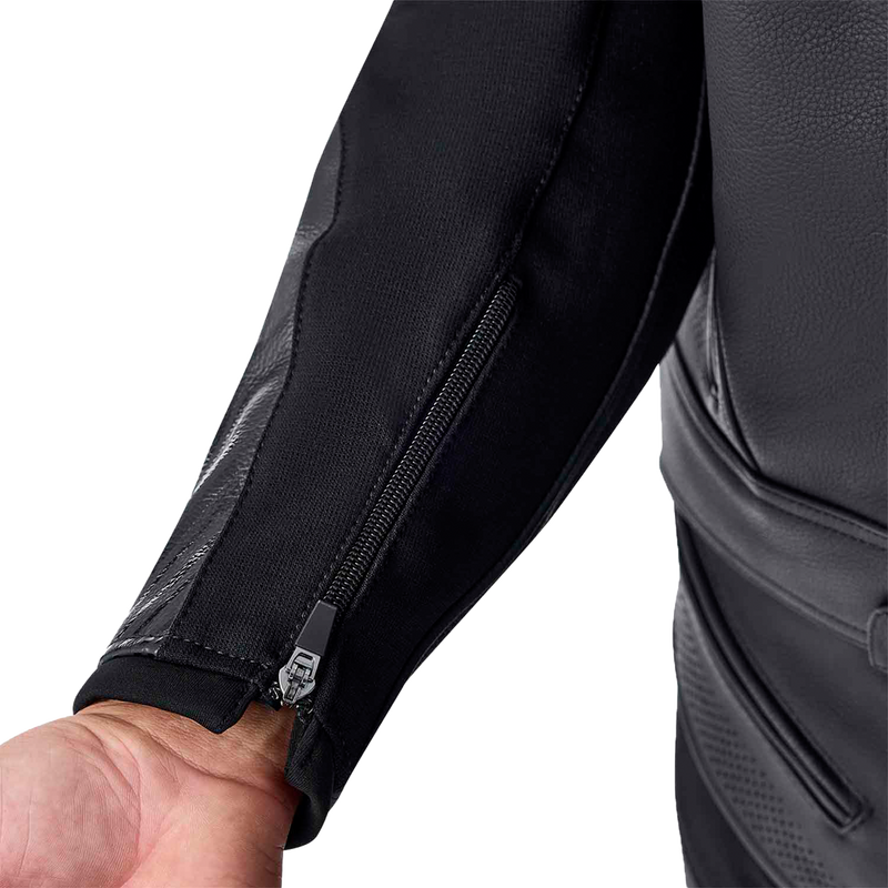 Rst 556-3635148 103635WHI-48 TRACTECH EVO D3O JACKET BLK/WHI LEATHER 2X