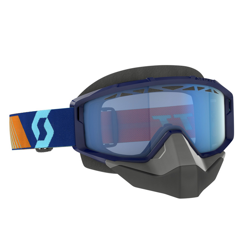 Scott 51-5662 278606-7436107 PRIMAL SNOW CROSS GOGGLE ROYAL BLUE/ORANGE BLUE TINT