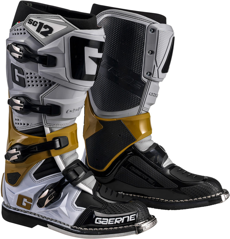 Gaerne 480-50213 2174-079-13 SG-12 BOOTS GREY/YELLOW FLUO/ BLACK SZ 13