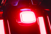 Kuryakyn 2910 Tracer LED Taillight Red Lens With License Light - User 1