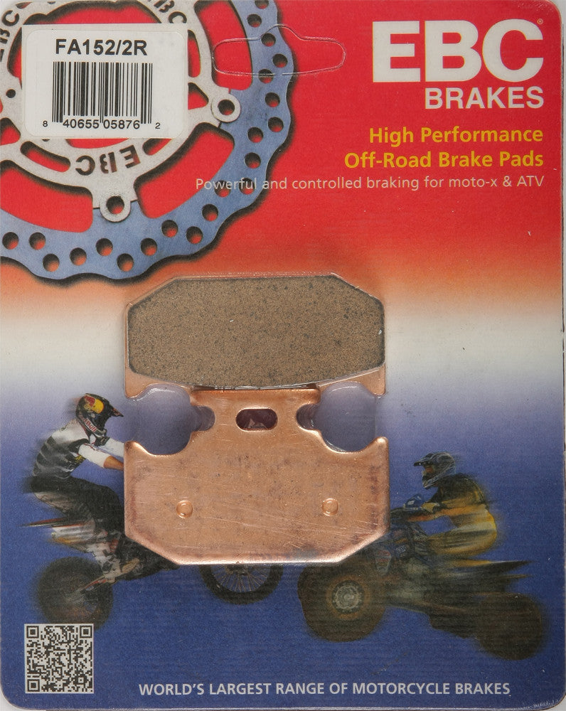 EBC Brake Pads - FA152/2R For Suzuki RM 125 / RM 250 / 250 2001-2007 | Yamaha YZ 125 / WR 200 / YZ 250 1991-1997