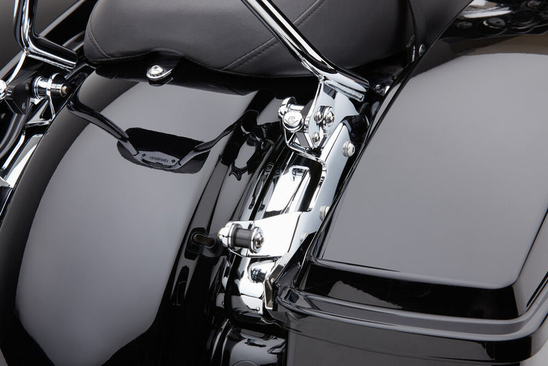 Cobra Backrest Mounting Kit Chrome FLH FLT - 602-2101 For Harley Touring 2014-2026