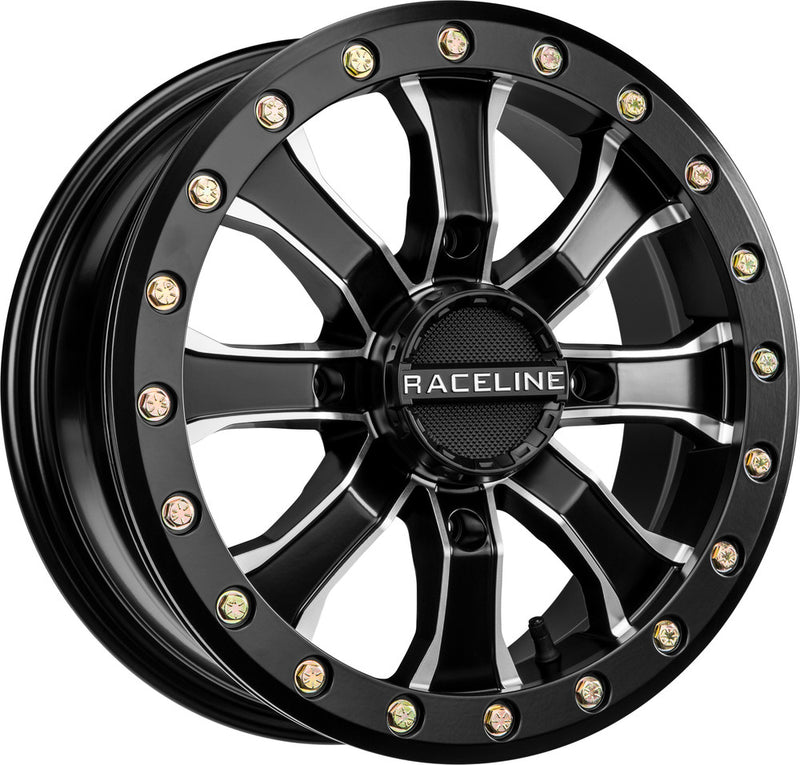 Raceline Wheels Mamba Bdlk Wheel 15X6 4/137 5+1 (+40MM) Black Machined - A71MB-56037-51 Can-Am Commander / Maverick / Defender 2011-2023