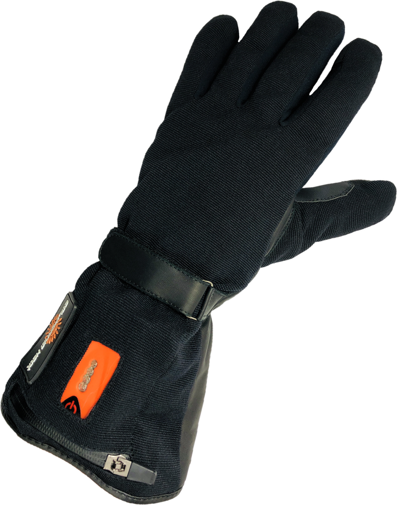 California Heat 7V Activflexx Gloves Black MD - 7GLAF-M