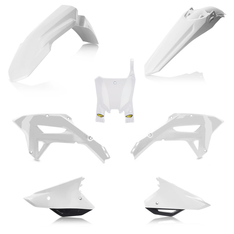 Cycra 5 Piece Body Kit White Black - 1CYC-9432-237 Honda CRF450RX / CRF250RX 2021-2024