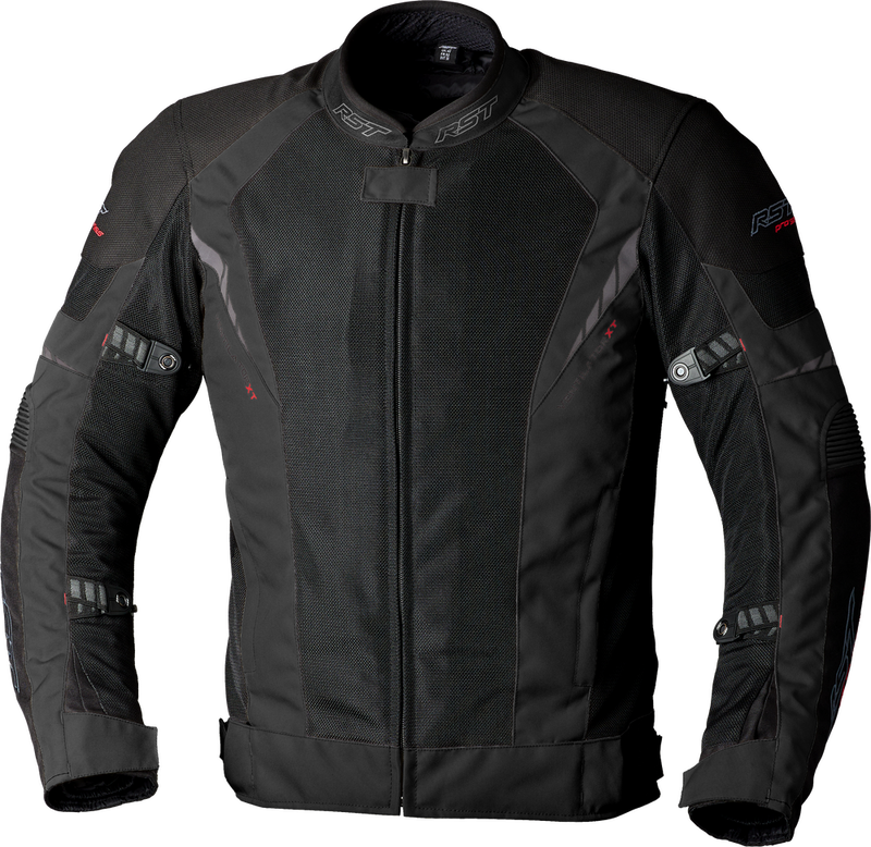 Rst 556-2982044 102982BLK-44 PRO SERIES VENTILATOR XT CE JACKET BLACK/BLACK TEXTILE LG