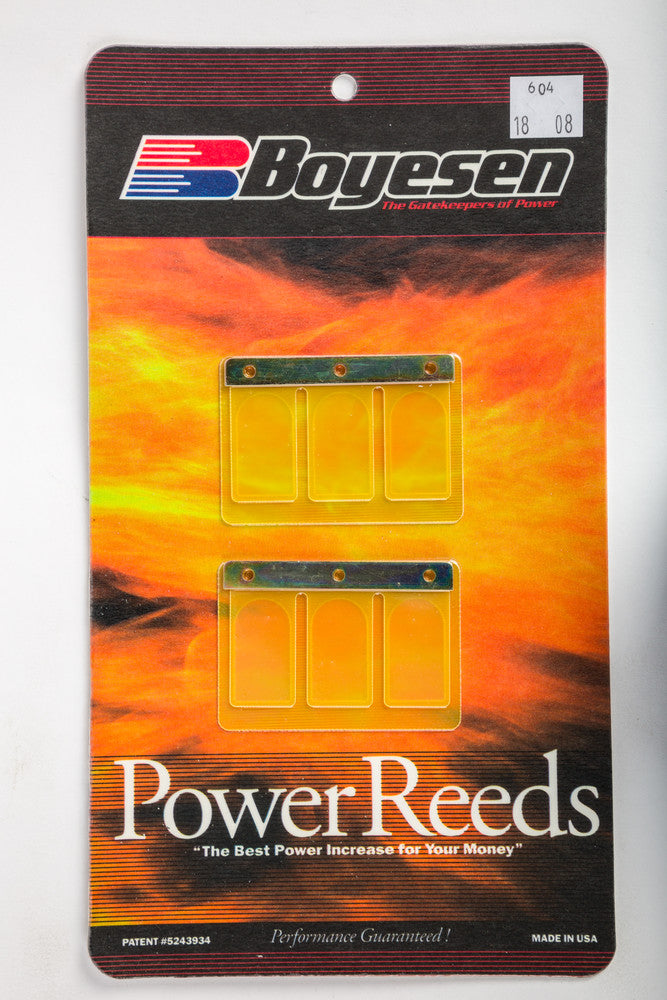 Boyesen Motorcycle Reeds - 604 Yamaha 250 Tri / YZ 125 1988-1992