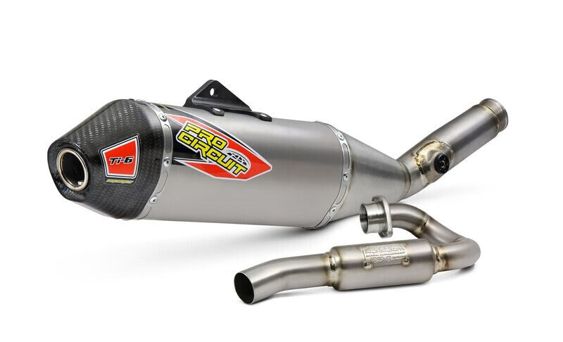 Pro Circuit TI-6 System W Carbon CAP - 0352225F KTM Dirt Bikes 2022-2025