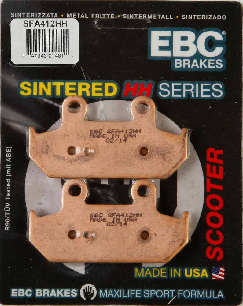 EBC Brake Pads Double-H Sintered - SFA412HH Suzuki 650 Burgman / 650A Burgman Executive / 400 Burgman 2003-2017