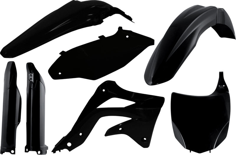 Acerbis Full Plastic Kit Black - 2250450001 Kawasaki KX 450 2012