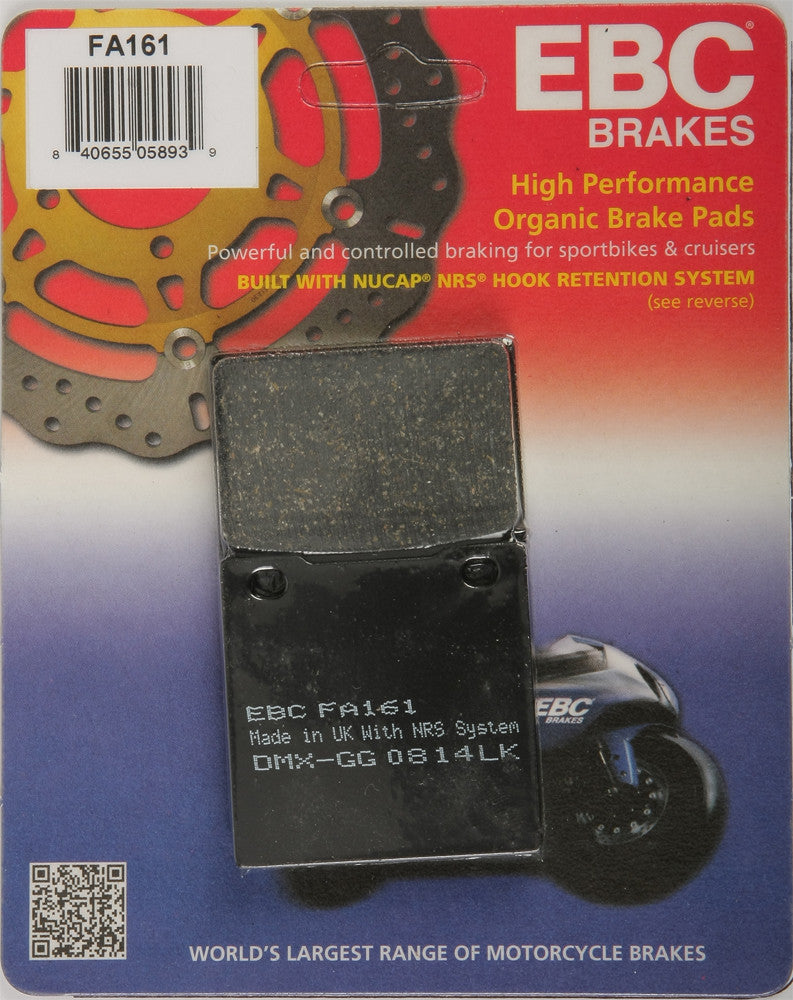 EBC Brake Pads - FA161 Kawasaki Motorcycles 1989-2005