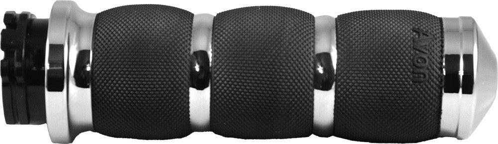 Avon 40-4331C AIR-91-FLY AIR CUSHIONED GRIPS TBW CHROME