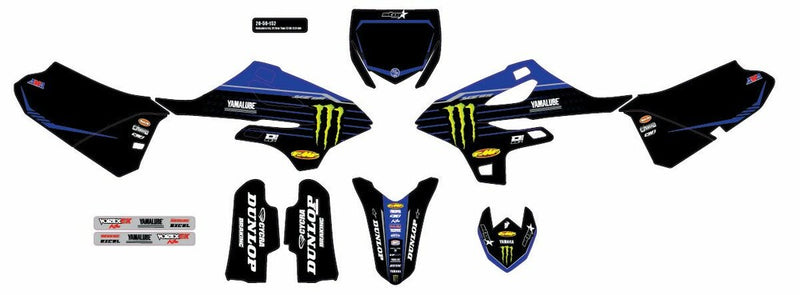 D-Cor Complete Kit 22 Star Yamaha White BG - 20-50-152 Yamaha YZ 85 2022