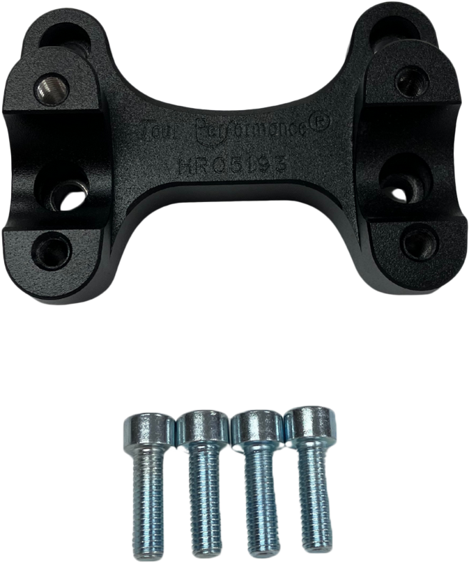Helibars 281-0532 HR05193-BA HANDLEBAR RISERS TOUR BLACK BMW