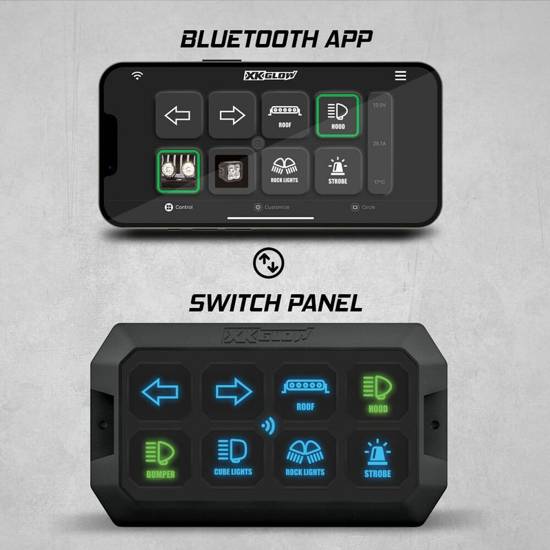 Xk Glow 653-0200 XK-CMD-KIT XKCOMMAND SWITCH PANEL