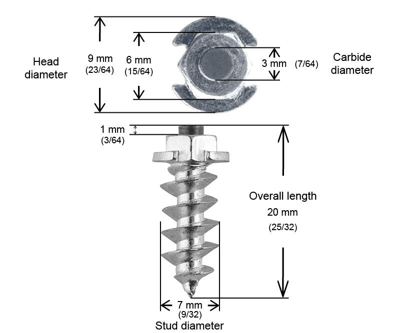 Igrip SS-18150 SS-18150 18MM SHOUDLER SCREW STUDS QTY 150