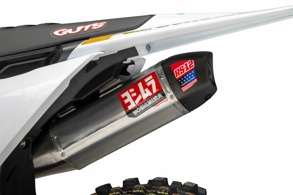 Yoshimura 961-4420 262540S320 RS12 SERIES EXHAUST SYSTEM FS SS-AL-CF HUS/KTM