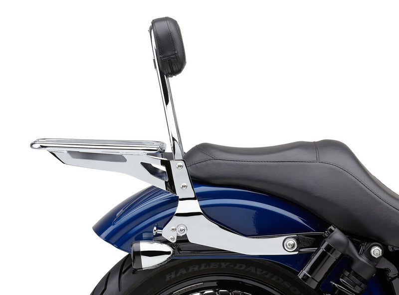 Cobra Detachable Backrest Round Dyna - 602-2004 For Harley Motorcycles 2006-2017