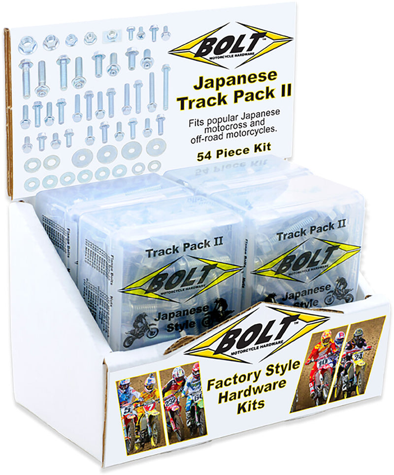 Bolt 020-00102D 2003-6JTP JAPANESE STYLE TRACK PACK II 6/PK DISPLAY