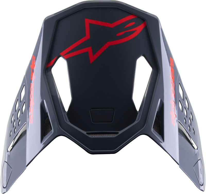Alpinestars 482-94034 8981523-1397-OS S-M8 RADIUM 2 VISOR BLACK/NEON RED