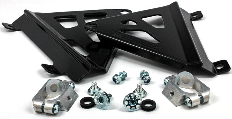 Works Radiator Brace CRF250 Black - 18-B777 Honda CRF250R / CRF250RX 2018-2021