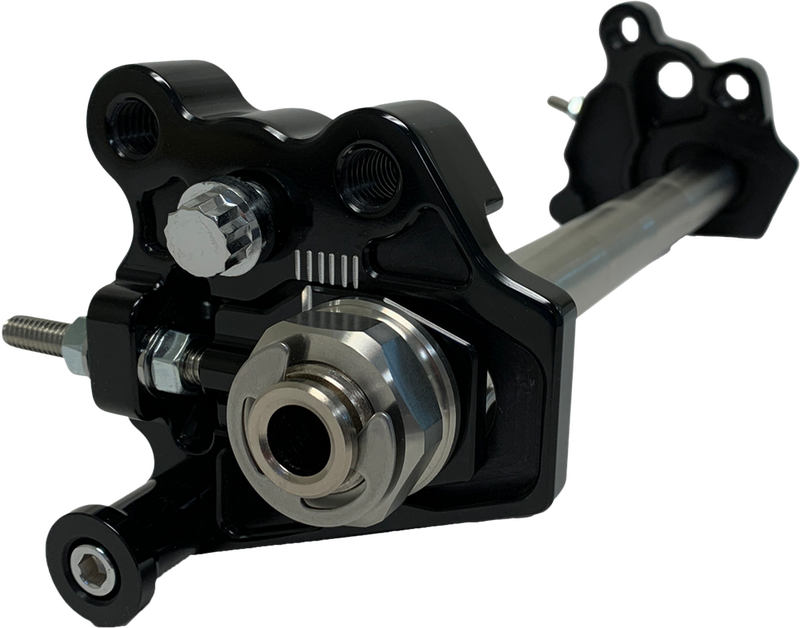 Hawg Halters Inc Rear Axel Adjuster W Shock Relocator ` FL - AXADJ-A01-AS For Harley Motorcycles 2009-2026