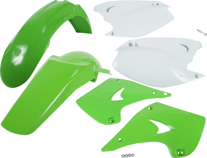 Acerbis Plastic Kit Green - 2041100206 Kawasaki KX 125 / KX 250 2003-2007