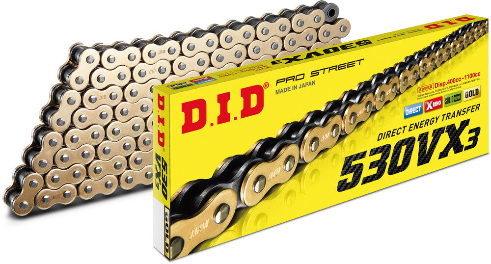 D.i.d 690-18130G 530VX3G130ZB CHAIN 530VX3 130L GOLD